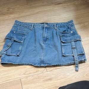Aeropostale Blue Denim Mini Skirt